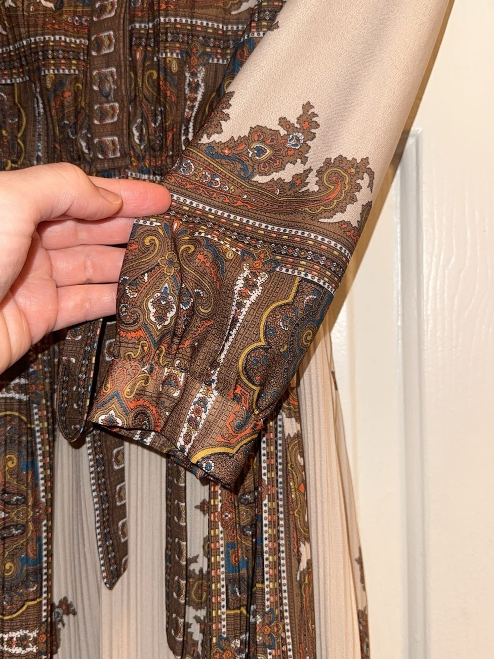 Gorgeous Vintage P.C.F Petites by Hal Ferman Accordion Pleated Dress - Picture 3 of 8